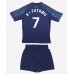 Leicester City Issahaku Fatawu #7 Bortedraktsett Barn 2025-26 Korte ermer (+ Korte bukser)